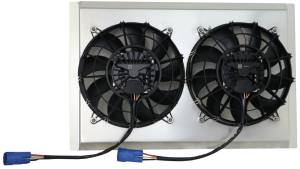 Spal - 24” X 15.5” - DUAL BRUSHLESS FAN & UNIVERSAL SHROUD - Image 1