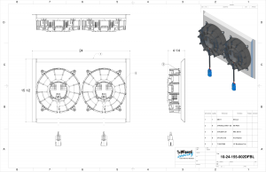 Spal - 24” X 15.5” - DUAL BRUSHLESS FAN & UNIVERSAL SHROUD - Image 3