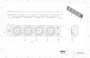 Wizard Cooling Inc - Wizard Cooling - 1976-1978 Lotus Esprit Aluminum Radiator (With Fans) - 99052-104LP - Image 2