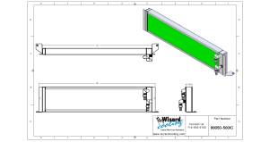 Wizard Cooling Inc - Wizard Cooling - 1988-2004 Lotus Esprit Aluminum Intercooler - 99050-500IC - Image 2