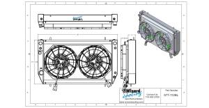 Wizard Cooling Inc - Wizard Cooling - 1976-1996 Jaguar XJS (V12) Aluminum Radiator With Fans - 577-112BL - Image 2