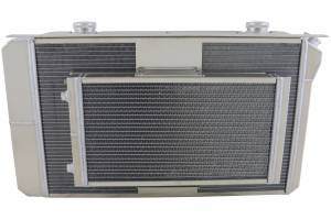 Wizard Cooling Inc - 1967-1972 Chevy Truck Aluminum Radiator (SUPERCHARGED LS SWAP, BRUSHLESS) - 366-202LSBLXXINAC - Image 4