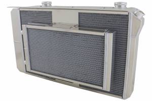 Wizard Cooling Inc - 1967-1972 Chevy Truck Aluminum Radiator (SUPERCHARGED LS SWAP, BRUSHLESS) - 366-202LSBLXXINAC - Image 6