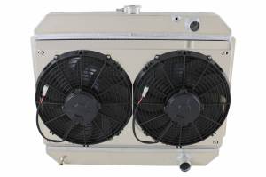 Wizard Cooling Inc - 1961-1963 Bel Air/Impala Aluminum Radiator (Brush Fan & Shroud) - 10267-102LSHP - Image 2