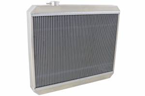 Wizard Cooling Inc - Wizard Cooling - 1963-1966 Chevrolet Trucks Aluminum Radiator With Dual Brushless Fan Shroud - 284-102BL - Image 3