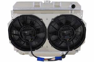 Wizard Cooling Inc - 1967-1970 Ford Mustang (SB) Aluminum Radiator (w/ BRUSHLESS FANS) - 338-102BL - Image 2