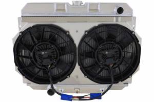 Wizard Cooling Inc - 1967-1970 Ford Mustang (BB) Aluminum Radiator (w/ BRUSHLESS FANS) - 379-112BL - Image 2
