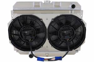 Wizard Cooling Inc - 1967-1970 Ford Mustang (BB) Aluminum Radiator (w/ BRUSHLESS FANS) - 379-202BL - Image 2