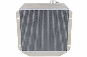 Wizard Cooling Inc - 1963-66 Ford/Mercury Mustang/Falcon/Comet Aluminum Radiator (w/ Brushless fan package) - 251-108BL - Image 4