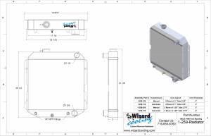 Wizard Cooling Inc - 1963-66 Ford/Mercury Mustang/Falcon/Comet (V8) Aluminum Radiator - 259-210 - Image 5