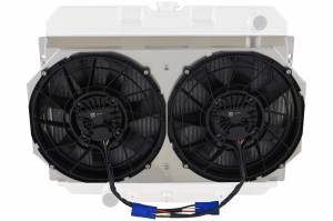 Wizard Cooling Inc - 1967-1970 Ford Mustang - Brushless Fans & Shroud  - 379-002BL- 3.5" Thick - Image 2