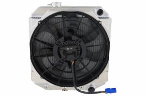Wizard Cooling Inc - 1963-66 Ford/Mercury Mustang/Falcon/Comet (V8) Aluminum Radiator (w/ Brushless fan package) - 259-118BL300 - Image 2