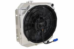 1963-66 Ford/Mercury Mustang/Falcon/Comet (V8) Aluminum Radiator (w/ Brushless fan package) - 259-208BL300
