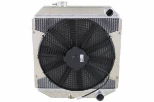 Wizard Cooling Inc - 1963-66 Ford/Mercury Mustang/Falcon/Comet (V8) Aluminum Radiator (w/ Standard Brush Fan) - 259-101MD - Image 2
