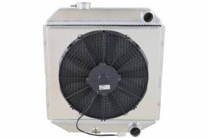 Wizard Cooling Inc - 1963-66 Ford/Mercury Mustang/Falcon/Comet (V8) Aluminum Radiator (w/ Standard Brush Fan) - 259-108MD - Image 2