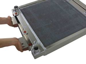 Wizard Cooling Inc - 1970-1981 International Scout (LS Swap, RUBBER MOUNTED) Aluminum Radiator - 139-200LSRM - Image 7