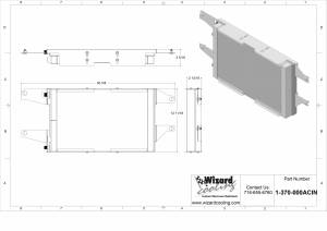 Wizard Cooling Inc - 1967-69 Camaro/ Firebird - A/C CONDENSER & INTERCOOLER- 370-000ACIN - Image 2