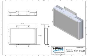 Wizard Cooling Inc - AC Condenser & Intercooler- 361-000ACIN - Image 4