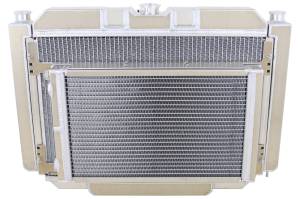 Wizard Cooling Inc - 1967-1970 Ford Mustang (Supercharged Coyote Swap) Complete Radiator & Cooling System - 1-379-202CSBLACINXX - Image 7