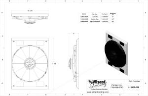 Wizard Cooling Inc - 1935-1936 Chevrolet Car (SHROUD w/ HIGH PERFORMANCE FAN) - 10505-008HP - Image 3