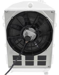 Wizard Cooling Inc - 1937 Chevrolet Car Aluminum Radiator (Brushless Fan & Shroud) - 10518-008BL500 - Image 1