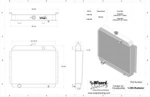 Wizard Cooling Inc - 1968-1979 Ford F-100 Pickup Truck Aluminum - 395-100 - Image 2