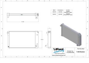 Wizard Cooling Inc - 1967-1972 Chevrolet Trucks Aluminum Radiator - 366-110 - Image 3