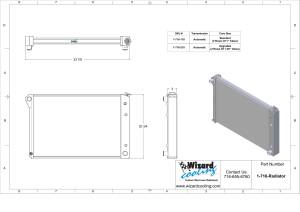 Wizard Cooling Inc - Wizard Cooling - 1973-1993 Chevrolet Trucks Aluminum Radiator (21.5" tall) - 716-110 - Image 4