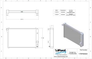 Wizard Cooling Inc - Wizard Cooling - 1989-1996 Chevrolet Corvette Aluminum Radiator - 720-110 - Image 3