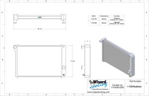 Wizard Cooling Inc - Wizard Cooling - 1989-1996 Chevrolet Corvette Aluminum Radiator - 720-200 - Image 3