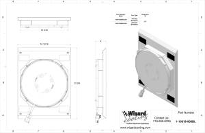 Wizard Cooling Inc - 1937 Chevrolet Car Aluminum Radiator (Brushless Fan & Shroud) - 10518-008BL300 - Image 2