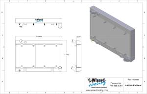 Wizard Cooling Inc - Wizard Cooling - 1985-1989 Ferrari 328 Custom Aluminum Radiator - 60008-100 - Image 3