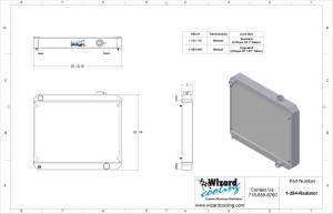Wizard Cooling Inc - 1963-1966 Chevrolet Trucks Aluminum Radiator - 284-200 - Image 6