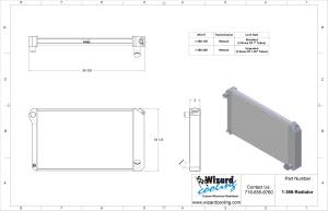 Wizard Cooling Inc - 1967-1972 Chevrolet Trucks Aluminum Radiator - 366-100 - Image 3