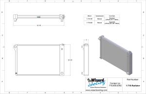 Wizard Cooling Inc - Wizard Cooling - 1973-1993 Chevrolet Trucks Aluminum Radiator (21.5" tall) - 716-100 - Image 3