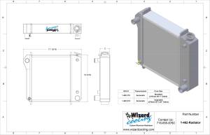 Wizard Cooling Inc - 1976-87 Chevrolet Chevette / 1976-77 Monza/Sunbird/Starfire / 1982-87 Pontiac 1000 - 462-210 - Image 2