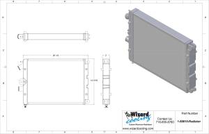 Wizard Cooling Inc - Wizard Cooling - 2000-2006 Ferrari 360 Aluminum Radiator - 60010-500 - Image 3