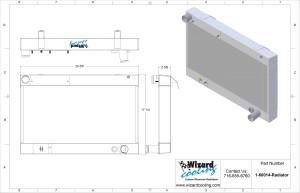 Wizard Cooling Inc - Wizard Cooling - 1980-93 Ferrari Mondial Aluminum Radiator - 60014-100 - Image 4