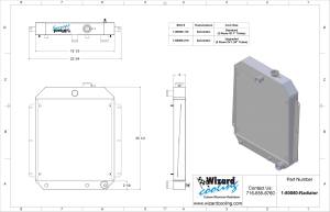 Wizard Cooling Inc - Wizard Cooling - 1947-1954 Chevrolet Trucks Custom Aluminum Radiator - 80080-110 - Image 4