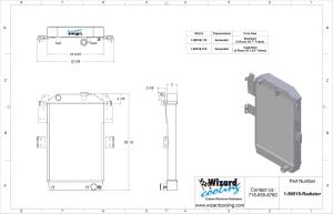 Wizard Cooling Inc - 1934-36 Chevrolet Truck Aluminum Radiator - 80518-210 - Image 3