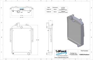Wizard Cooling Inc - 1936 Plymouth Street Rod Aluminum Radiator - 92002-200 - Image 2