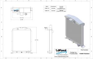 Wizard Cooling Inc - Wizard Cooling - 1938-1939 Ford Trucks (CHEVY V8) Aluminum Radiator - 98481-110 - Image 4