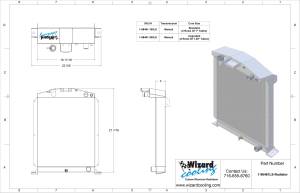 Wizard Cooling Inc - Wizard Cooling - 1938-1939 Ford Trucks (LS Swap) Aluminum Radiator - 98481-100LS - Image 2