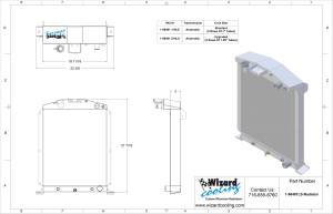 Wizard Cooling Inc - Wizard Cooling - 1938-1939 Ford Trucks (LS Swap) Aluminum Radiator - 98481-210LS - Image 2