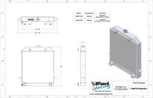 Wizard Cooling Inc - Wizard Cooling - 1940-1941 Ford Truck & 1939-1941 Car (Flathead) Aluminum Radiator - 98516-100 - Image 4