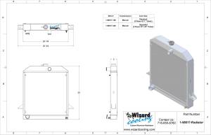 Wizard Cooling Inc - Wizard Cooling - 1940-1941 Ford Truck & 1939-1941 Car Aluminum Radiator - 98517-100 - Image 5