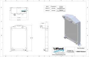 Wizard Cooling Inc - 1933-1935 Ford Truck & 1933-1934 Car (Ford V8 ) Aluminum Radiator - 98504-110 - Image 4