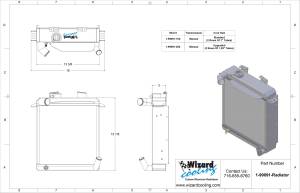 Wizard Cooling Inc - 1953-1955 MG TF Radiator - Image 7