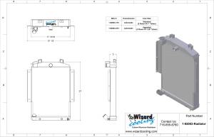 Wizard Cooling Inc - 1937 Plymouth Street Rod Aluminum Radiator - 92003-110 - Image 4
