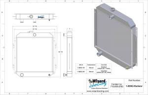 Wizard Cooling Inc - Wizard Cooling - 1953-1956 Ford Trucks Aluminum Radiator - 98502-100 - Image 6